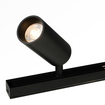 LED-Schienenleuchte - FLT - Feelux - rund / Aluminium / für Gewerbegebrauch