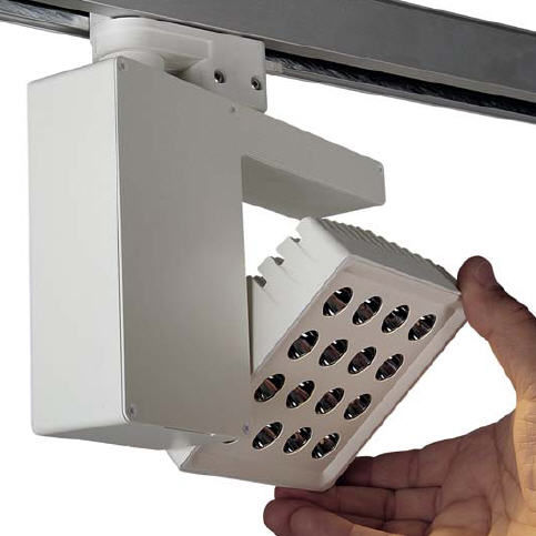 LED-Schienenleuchte - PROTEO - Aldabra - quadratisch / Aluminium / für Gewerbegebrauch