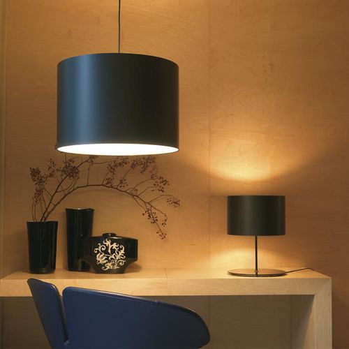 Hängelampe - HALF MOON - Karboxx - Kohlefaser / modern / mit Kabel