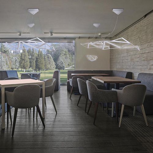 Hängelampe - STARLIGHT - Karboxx - aus lackiertem Aluminium / originelles Design / mit Kabel