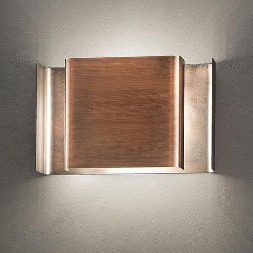 Moderne Wandleuchte - ALALUNGA - Karboxx - für den Innenraum / aus lackiertem Metall / Holz