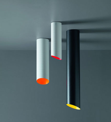 Hängelampe - SLICE - Karboxx - Glasfaser / originelles Design / mit Kabel