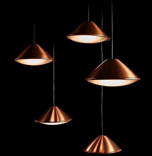 Hängelampe - ARMONICA - Antonangeli Illuminazione . - Metall / Borosilikatglas / modern