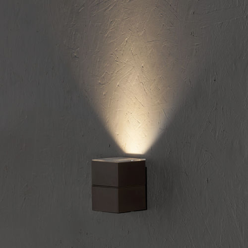 Moderne Wandleuchte - CU-BOX - Antonangeli Illuminazione . - für Außenbereich / Aluminium / in Würfelform