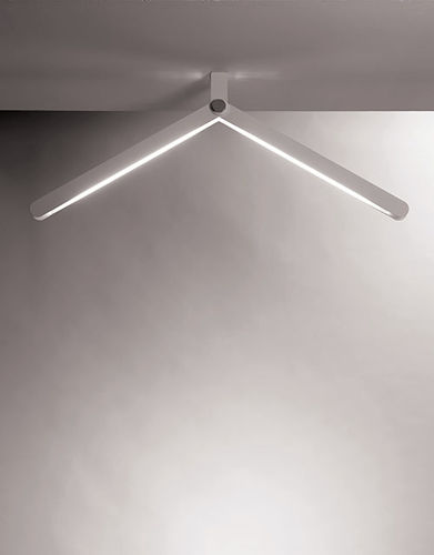 Moderne Deckenleuchte - FLEX - Antonangeli Illuminazione . - Aluminium / fluoreszierend / für Privatgebrauch