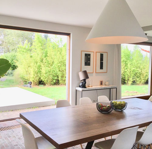 Moderne Deckenleuchte - CONE - tossB - rund / Aluminium / LED