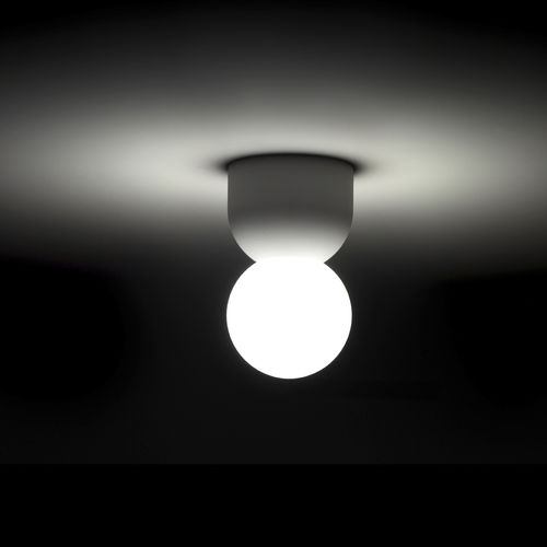 Moderne Deckenleuchte - BULLET - tossB - rund / Glas / LED