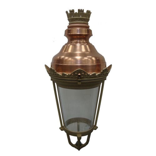Stil-Wandleuchte - LÉOPOLD - LENZI - für Außenbereich / Aluminium / Messing