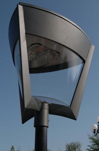 Straßenlaterne - DZARI CLASSIQUE - LENZI - modern / Aluminium / Edelstahl