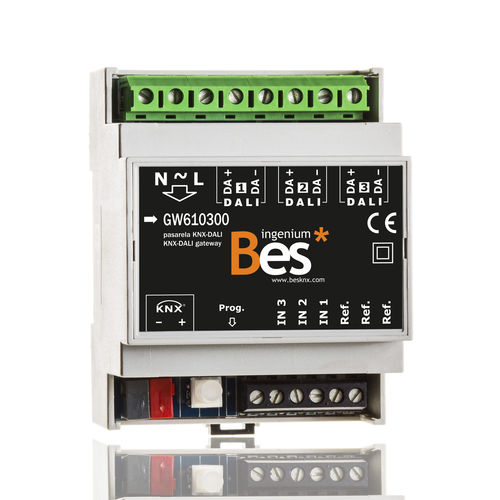 Schnittstellenmodul für Drucktaster - DALIK-BRD3 - Ingenium - BES KNX - für Gateway / DIN-Schiene / KNX