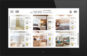 Touchscreen für Hausautomationssystem - VIIP-10W - Ingenium - BES KNX - wandmontiert / mit Digitalanzeige / KNX