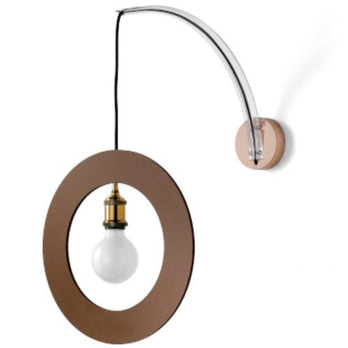 Moderne Wandleuchte - TUTTONDO - Engi Lighting - für den Innenraum / Stahl / Holz