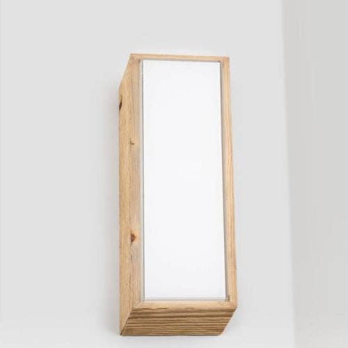 Moderne Wandleuchte - DIVETRO 33 - Engi Lighting - für den Innenraum / Glas / Holz