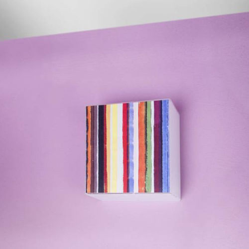 Moderne Wandleuchte - COLORVETRO 18 - Engi Lighting - für den Innenraum / Glas / quadratisch