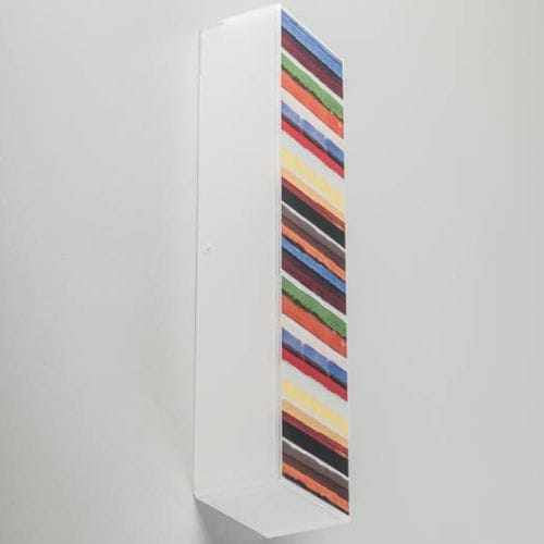 Moderne Wandleuchte - COLORVETRO 33 - Engi Lighting - für den Innenraum / Glas / rechteckig