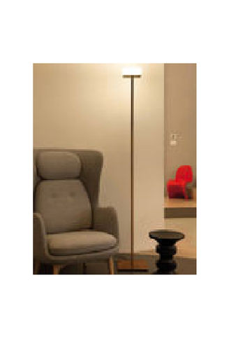 Bodenlampe - SOTTILE - Engi Lighting - aus lackiertem Stahl / Glas / modern