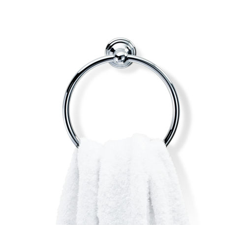 Ring-Handtuchhalter - CL HTR - Decor Walther Einrichtungs GmbH - wandmontiert / verchromter Messing / Messing mit Goldauflage