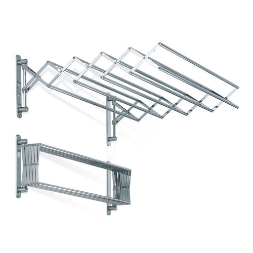 Handtuchhalter / mehr als 3 Stangen - DW 700 - Decor Walther Einrichtungs GmbH - wandmontiert / verchromter Messing
