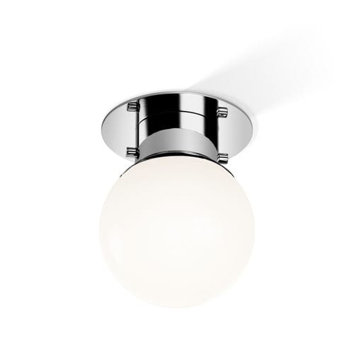 Moderne Deckenleuchte - GLOBE 20 - Decor Walther Einrichtungs GmbH - rund / Nickel / verchromter Messing
