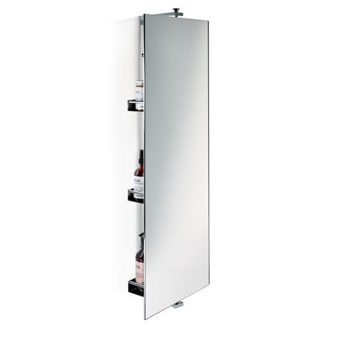 Wandmontierter Spiegel für Badezimmer - SP 31 - Decor Walther Einrichtungs GmbH - modern / rechteckig / verchromter Messing