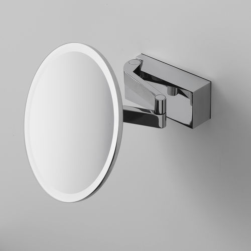 Wandmontierter Spiegel - VISION R - Decor Walther Einrichtungs GmbH - modern / rund / Edelstahl
