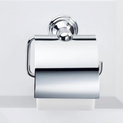 Wandmontierter WC-Rollenhalter - CL TPH4 - Decor Walther Einrichtungs GmbH - verchromter Messing / Messing mit Goldauflage / für Gewerbegebrauch