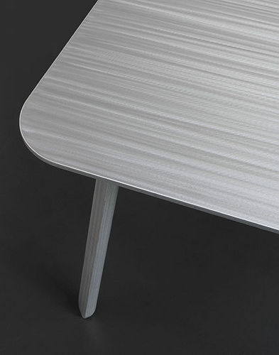 Moderner Tisch - KARÉ - MAOLI - Aluminium / rechteckig
