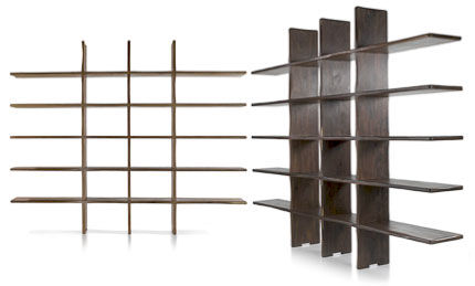 Modernes Regal - BOKIKO - MAOLI - Holz / weiß