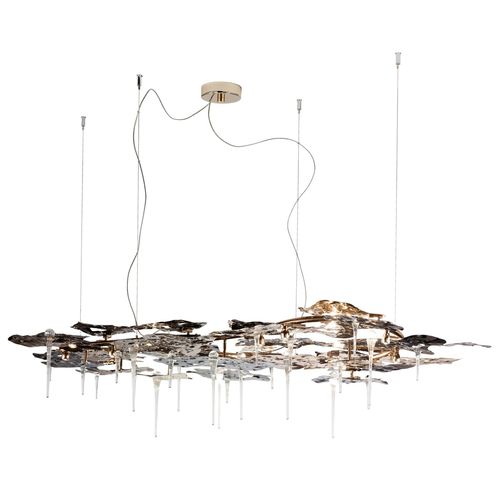Hängelampe - LEAVES - iDL - Metall / originelles Design / mit Kabel