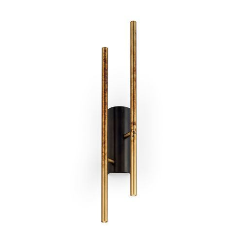 Moderne Wandleuchte - MIU 656/2A - iDL - für den Innenraum / Metall / linear