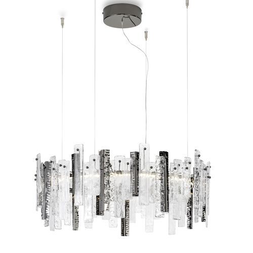 Hängelampe - ARTIC  - iDL - Metall / Glas / modern