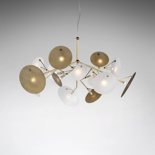 Hängelampe - DP - iDL - Metall / Muranoglas / modern