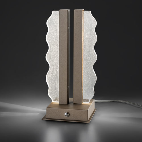 Tischlampe - Marea - iDL - Metall / geblasenes Glas / Muranoglas