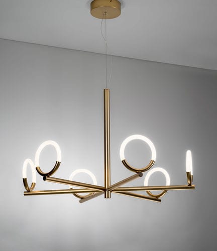 Hängelampe - LOOP - iDL - Metall / modern / mit Kabel