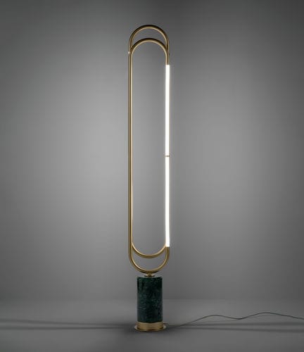 Stehleuchte - COLLIER 697/2P - iDL - Metall / Marmor / modern