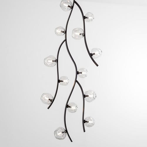 Hängelampe - NATURE 692/13 - iDL - Metall / geblasenes Glas / Muranoglas