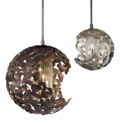 Hängelampe - CORTEN - iDL - Metall / originelles Design / mit Kabel