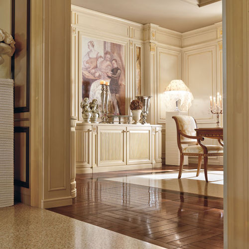 Klassisches Sideboard - ROME - MARTINI MOBILI - lackiertes Holz / weiß