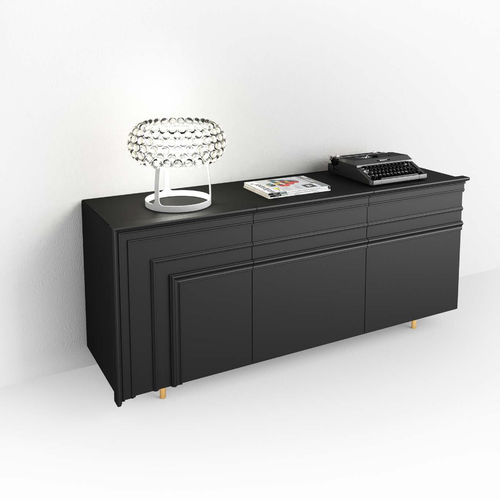 Wandmontiertes Sideboard - GESSOLINA - minottiitalia - modern / Verbundwerkstoff / modular