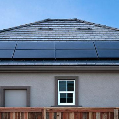 Flachdachziegel - ONEROOF™ - Sunpower - für Photovoltaikmodul / Metall / Großformat