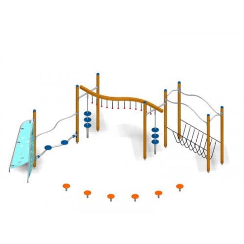 Trimm-Dich-Pfad / für Spielplätze - ELASTICO 403  - TLF srl - Slalom / für Hochsprung / für Außenbereich