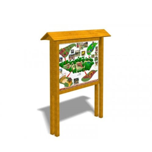 Werbeträger für Außenbereich - 3.901  - TLF srl - für öffentliche Bereiche / für Spielplätze / Holz
