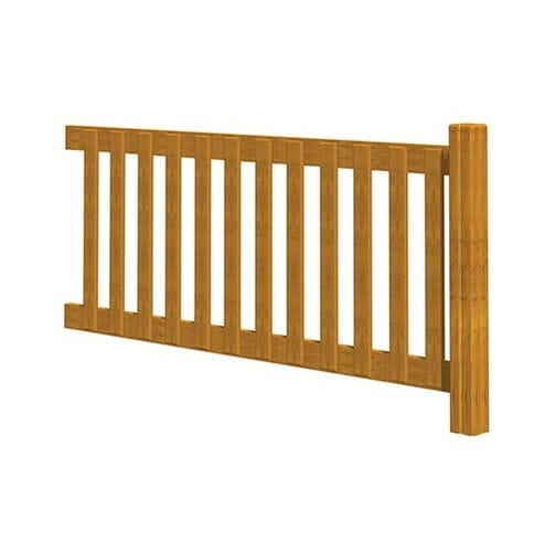 Lamellenzaun - MATARÒ   - TLF srl - für öffentliche Bereiche / Spielplatz / Holz
