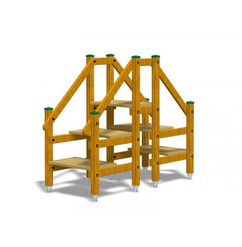 Klettergerüst für Spielplätze - PLE0008SJI0E - TLF srl - Holz