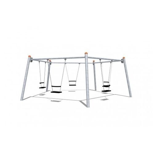 Schaukel / galvanisiertem Stahl - PENTALENA    - TLF srl - Spielplatz / Mehrfach