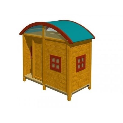 Spielhaus für Spielplätze - GARAGINO 2   - TLF srl - wasserdicht / bodenstehend / Holz
