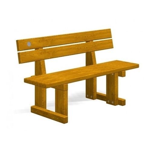 Klassische Bank für den öffentlichen Raum - LA SPEZIA  - TLF srl - Holz / mit Rückenlehne / ohne Armlehnen