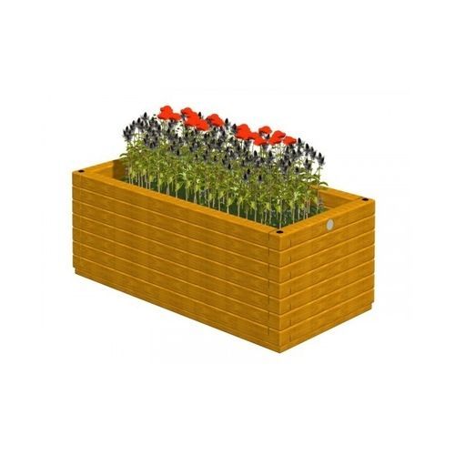 Holz-Pflanzkübel - 3.313/B  - TLF srl - rechteckig / klassisch / für öffentliche Bereiche