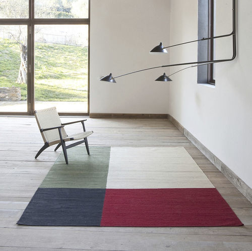 Moderner Teppich - M&eacute;lange - nanimarquina - Streifenmuster / mit geometrischen Motiven / Karomuster