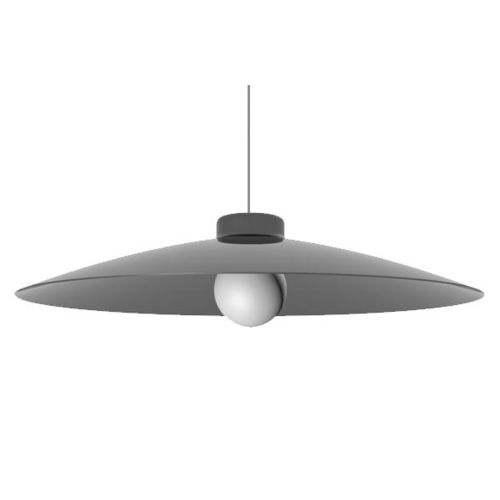 Hängelampe - UFO - IDEALLUX - Aluminium / Polycarbonat / modern